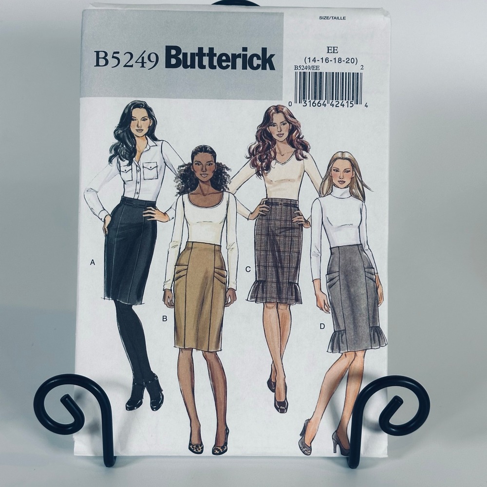 Butterick Sewing Pattern Misses 14-20 B5249 Skirt Belt Uncut Factory Folded